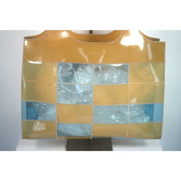 Vintage Chanel 1998 Choco Cuba PVC Tote Bag FREE COA - Picture 3 of 11